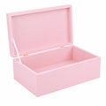 Caja de Madera Decorativa con Tapa para Almacenaje 30x20x14 cm