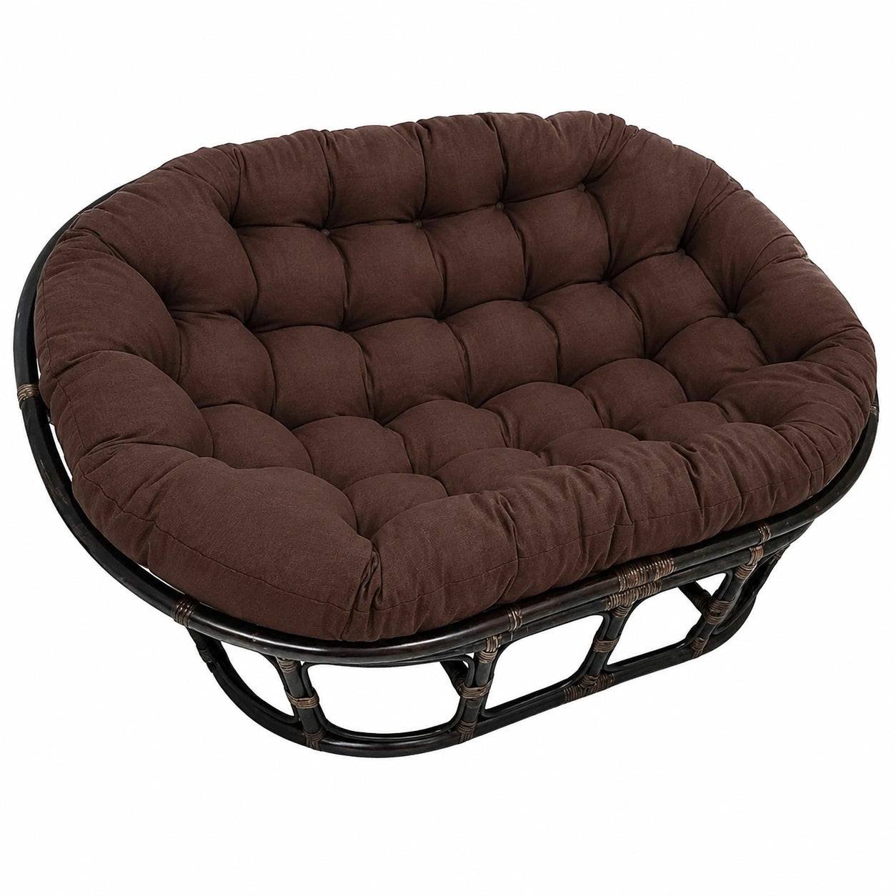 Cojín doble para columpio exterior con soporte, multicolor, extraíble